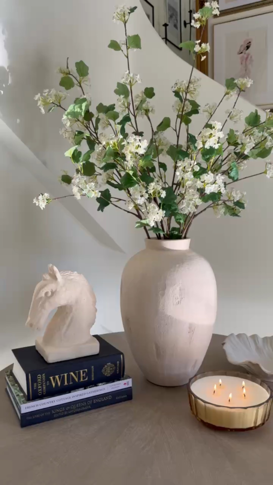 I’m loving this affordable designer look that’s all from Target! I used 7 stems in this luxury style vase to make this space feel and look a little more elevated.

#LTKFindsUnder50 #LTKFindsUnder100 #LTKHome