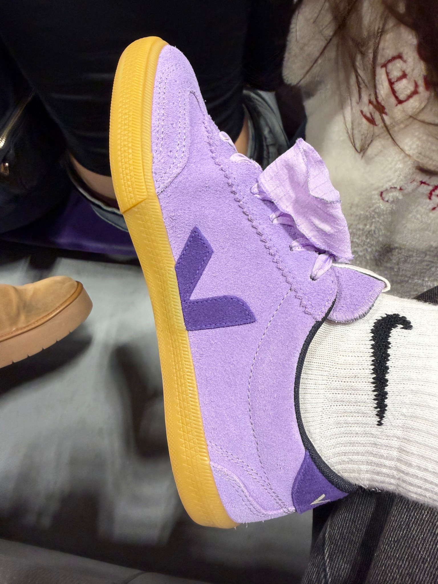 My new basketball game kicks! I love Veja shoes they are so comfy! And of course purple so I have Lehi High School pride! 

#LTKootd #LTKdayinmylife #LTKmomlife