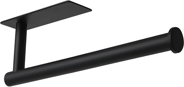 theaoo Paper Towel Holder - Under Cabinet Paper Towel Holder for Kitchen, Adhesive Paper Towel Ro... | Amazon (US)