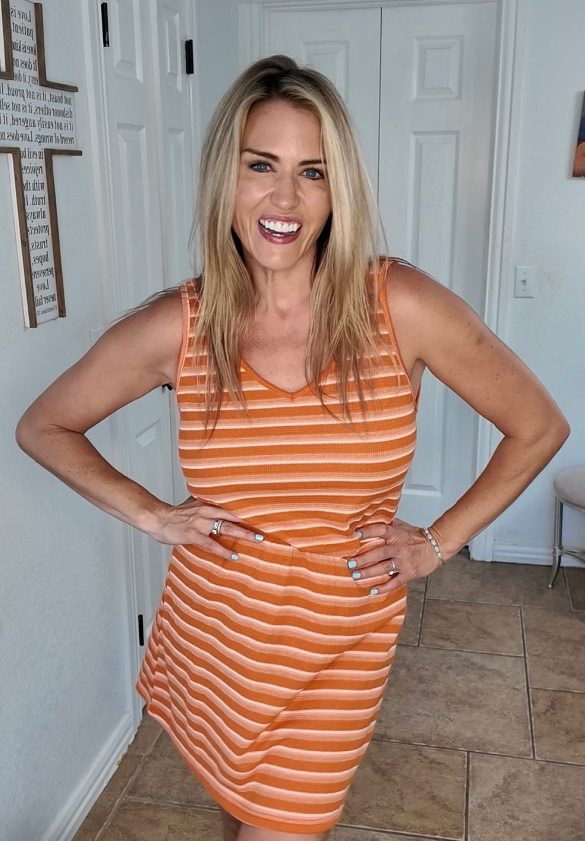 Striped tank dress – Casual summer outfit – Easy everyday mom style

#LTKSeasonal #LTKStyleTip