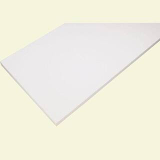 Rubbermaid White Laminated Wood Shelf 10 in. D x 36 in. L FG4B2500WHT - The Home Depot | The Home Depot