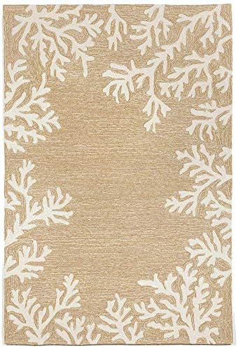 Liora Manne Rug, 7'6" x 9'6", Coral Border Neutral | Amazon (US)