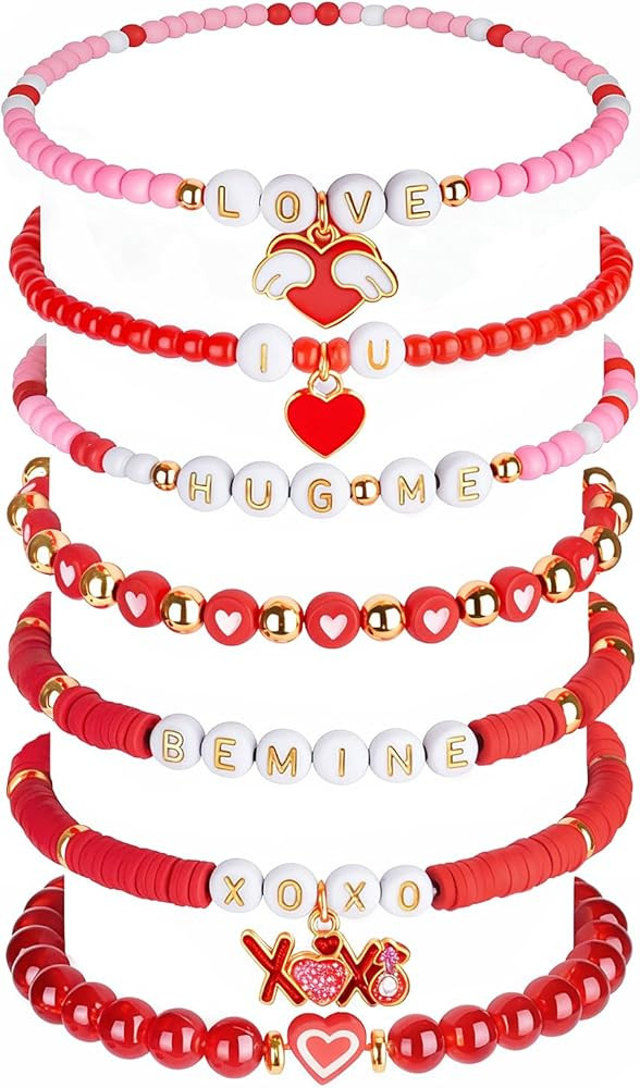 Valentines Day Halloween Christmas Festival Bracelets for Party, Women, Valentines Day Halloween ... | Amazon (US)