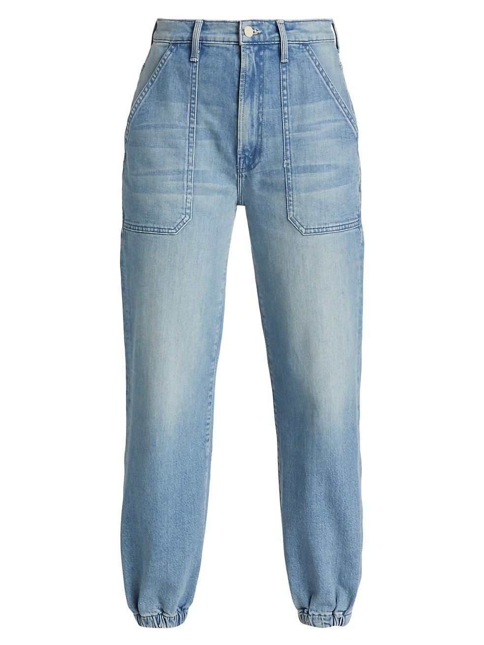 Wrapper High-Rise Ankle Jogger Jeans | Saks Fifth Avenue