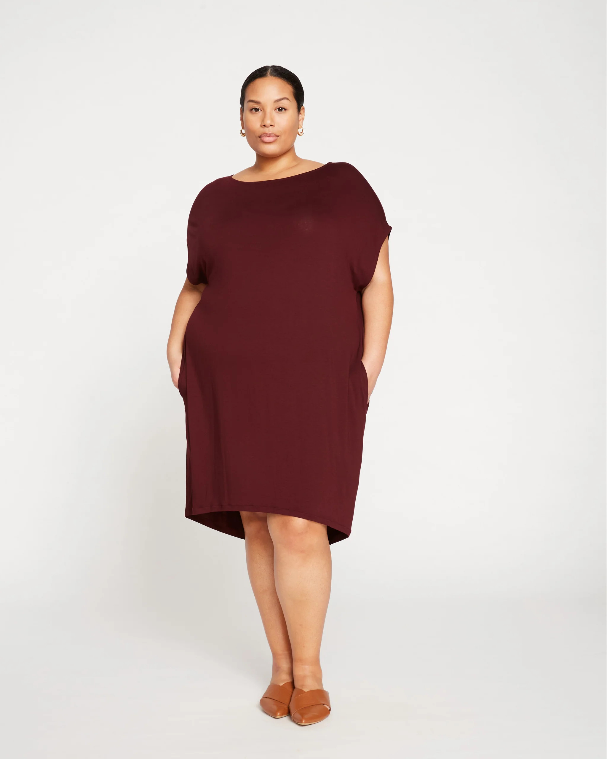 Helen Liquid Jersey Shift Dress | Universal Standard