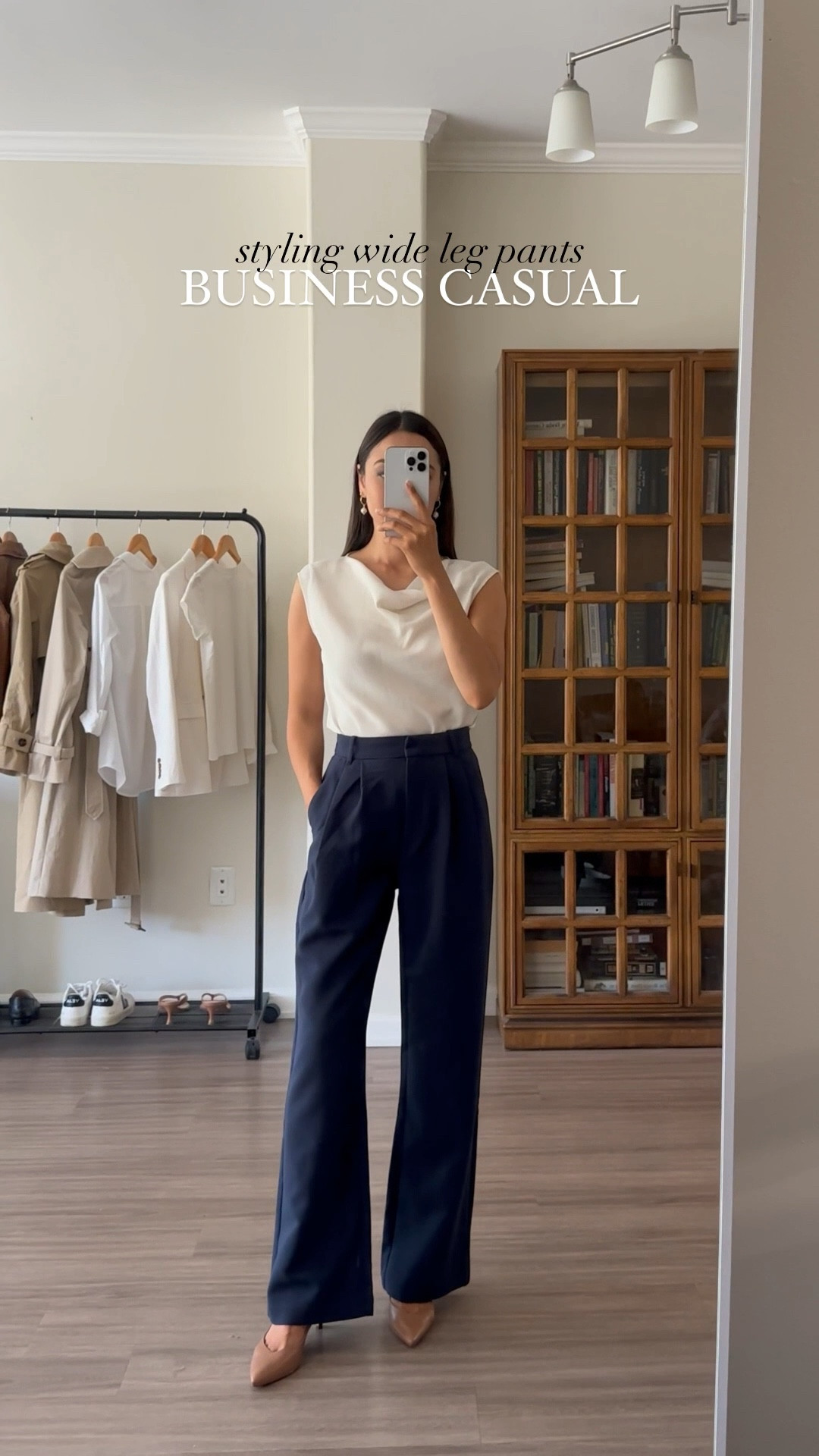 Styling wide leg pants by category: business professional, business casual, smart casual, casual, and dressy 

• Abercrombie pants - wearing 25 standard tts 
• Everlane pants - 00
• Madewell - 23 standard 

#LTKSeasonal #LTKstyletip #LTKworkwear
