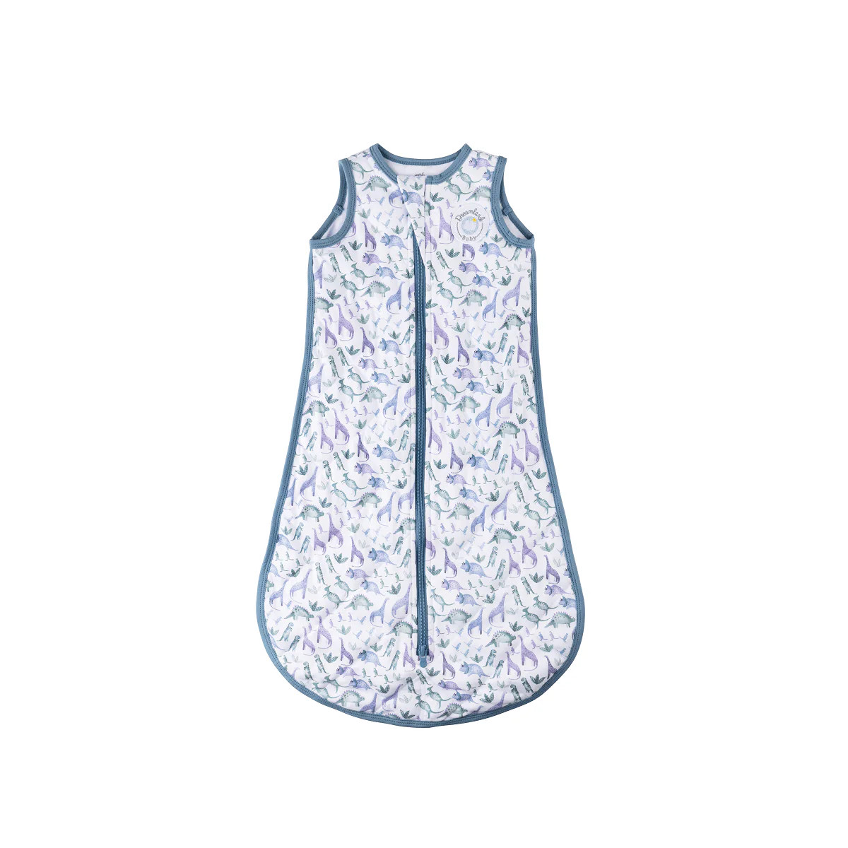 Bamboo Classic Sleep Sack (Non-weighted) - Dino Blue | Dreamland Baby