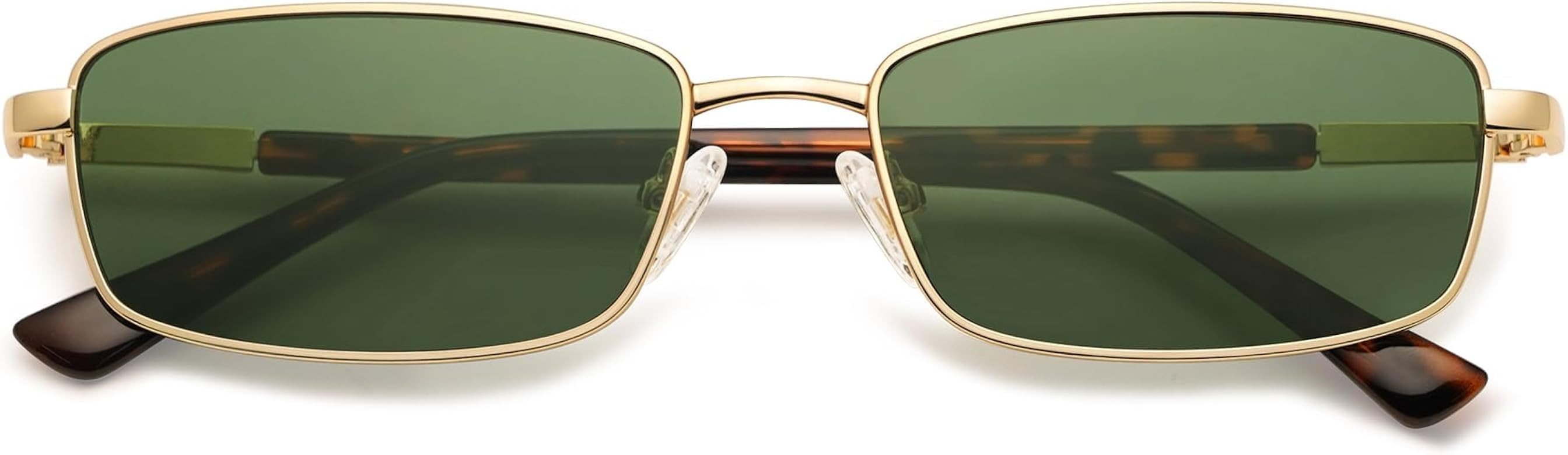 Retro Y2k Narrow Rectangle Sunglasses for Women Men Small 80s 90s UV400 Sunnies AP3690 | Amazon (US)