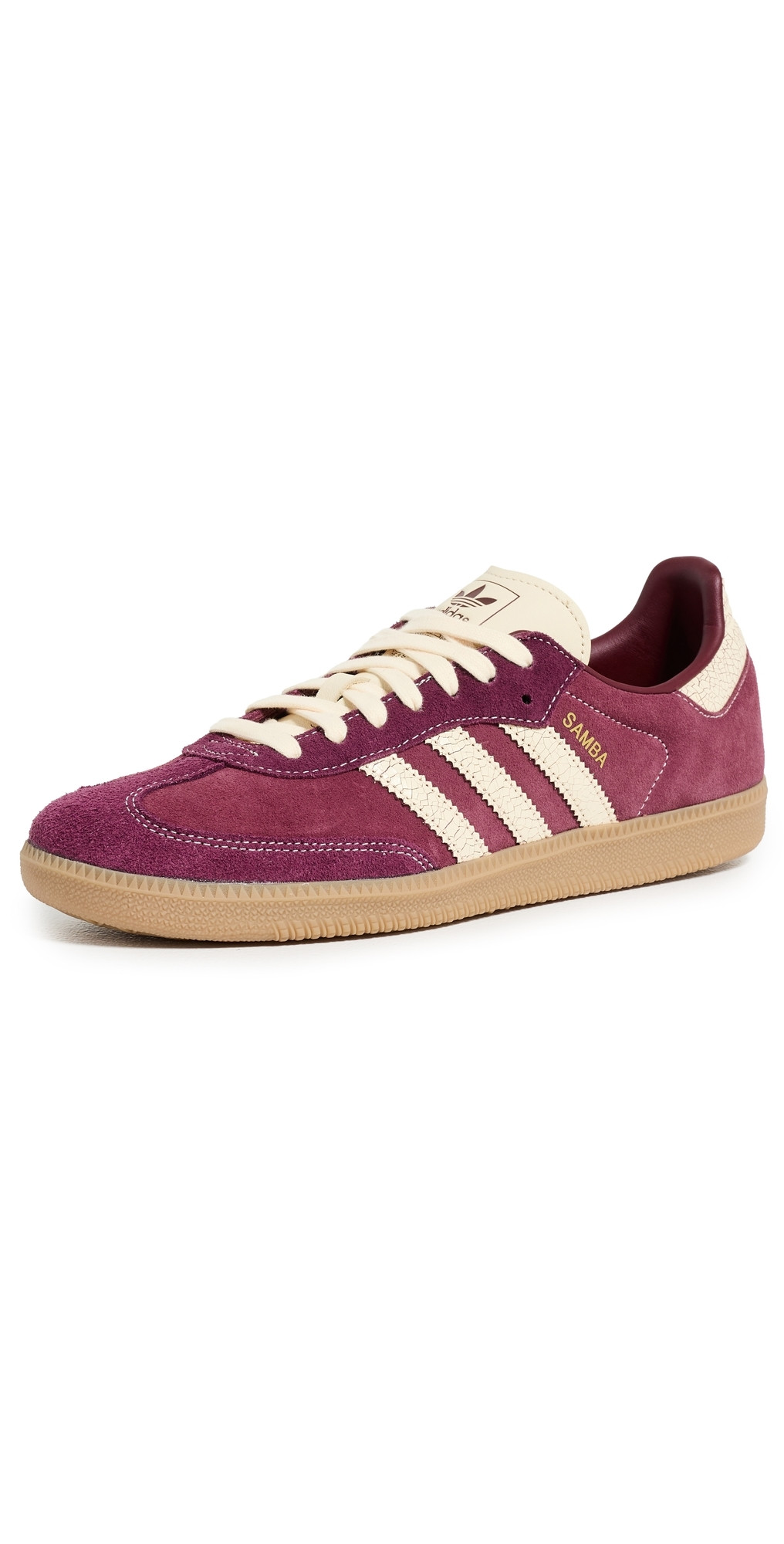 adidas Samba OG Sneakers Shadow Red/Warm Vanilla/Gum 4 13 | Shopbop