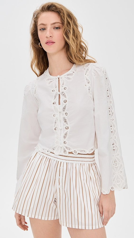 Sea Elke Soutache Blouse | Shopbop | Shopbop