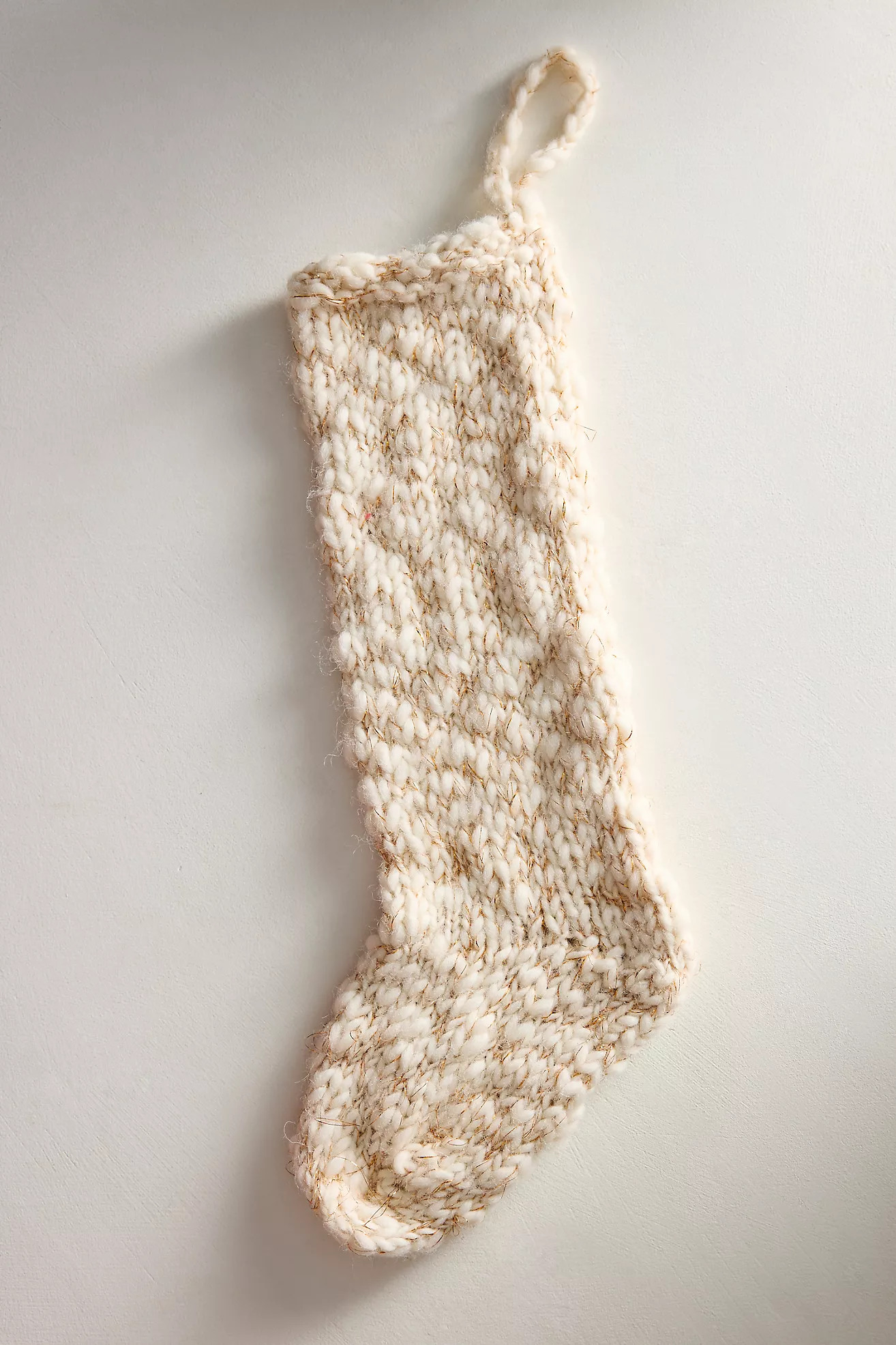 Knitted Metallic Stocking | Anthropologie (US)