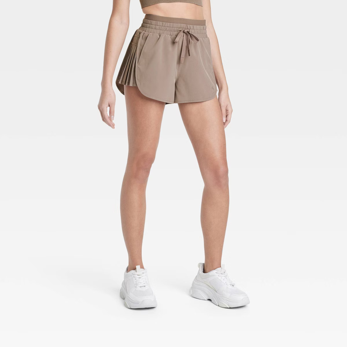Women's High-Rise Pleated Side Shorts 2.5" - JoyLab™ | Target