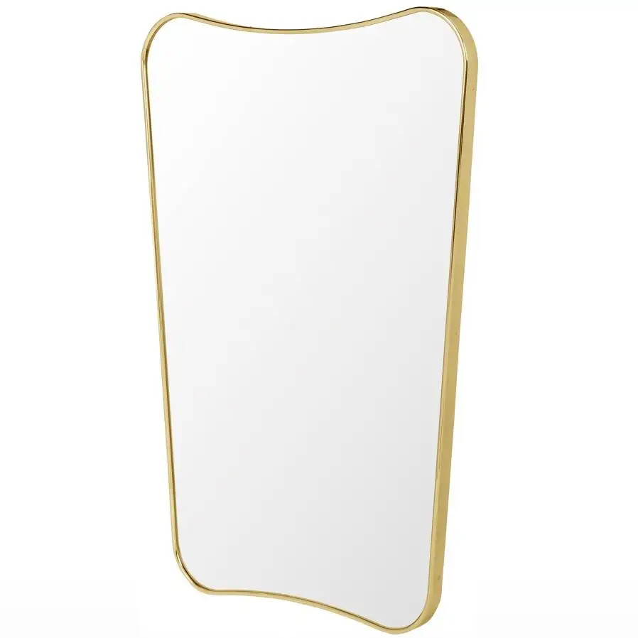 Gio Ponti F.A. 33 Medium Mirror in Brass | 1stDibs