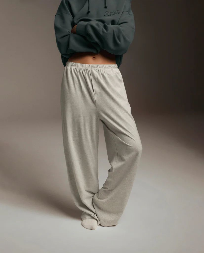 Modal Cotton Pants - Grey Melange | Adanola UK