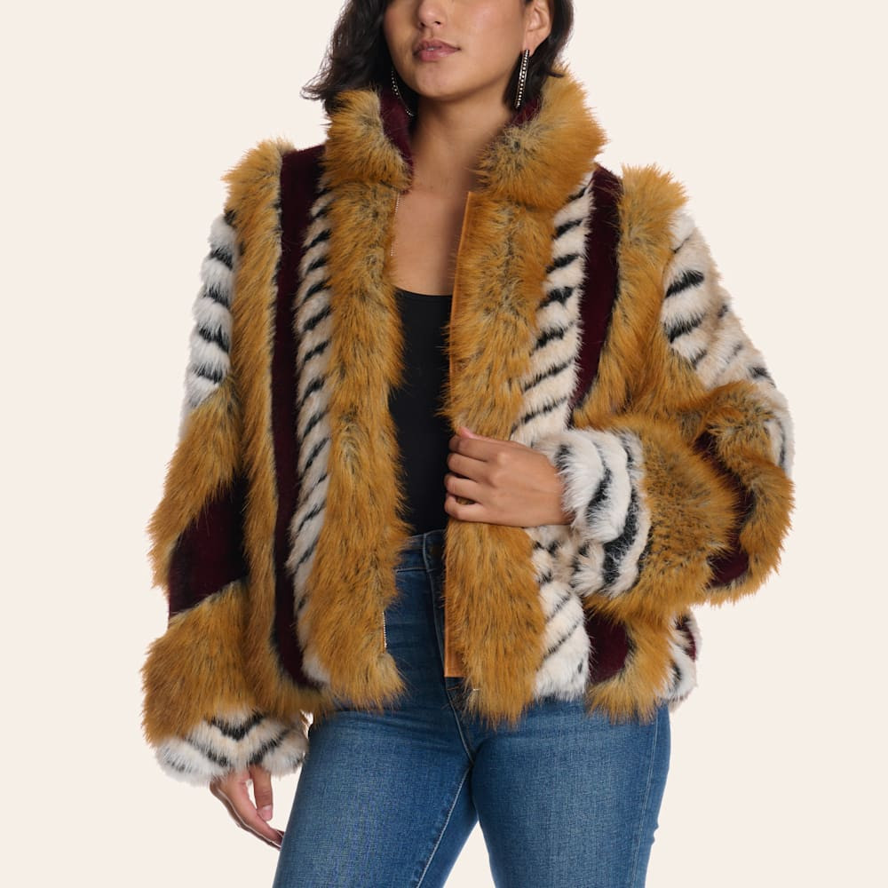 Azalea Wang Women’s Multicolor Faux Fur Jacket | Cavender's