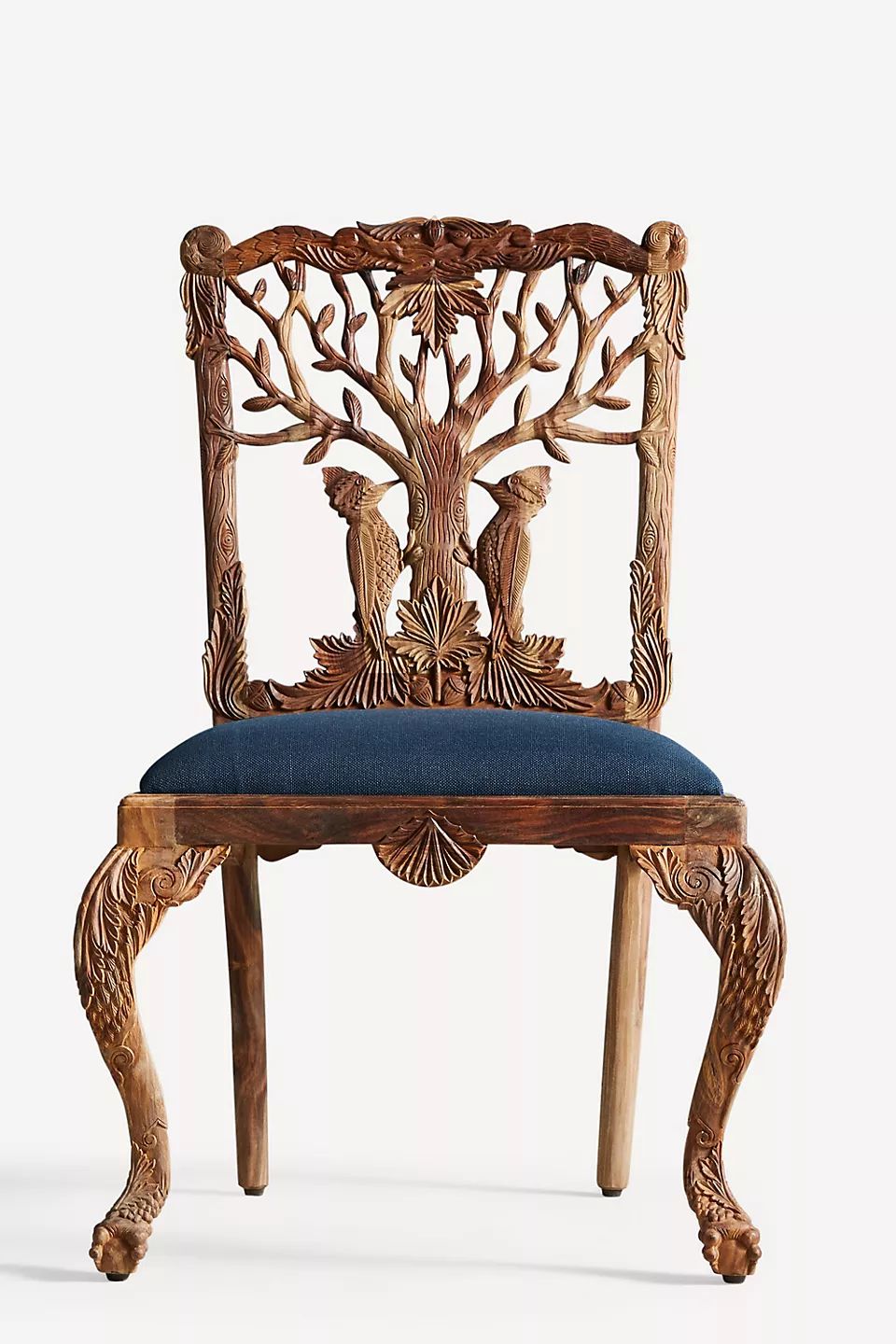 Handcarved Menagerie Woodpecker Dining Chair | Anthropologie (US)