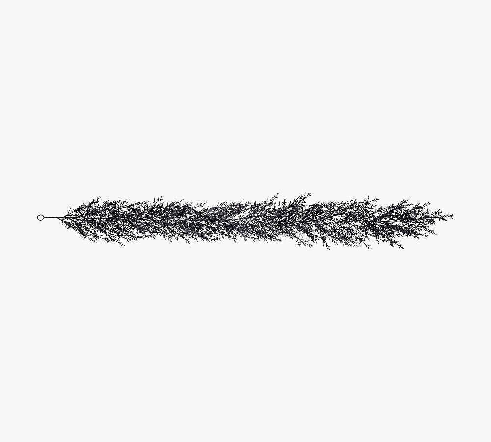 Lit Faux Glittered Twig Wreath & Garland | Pottery Barn (US)