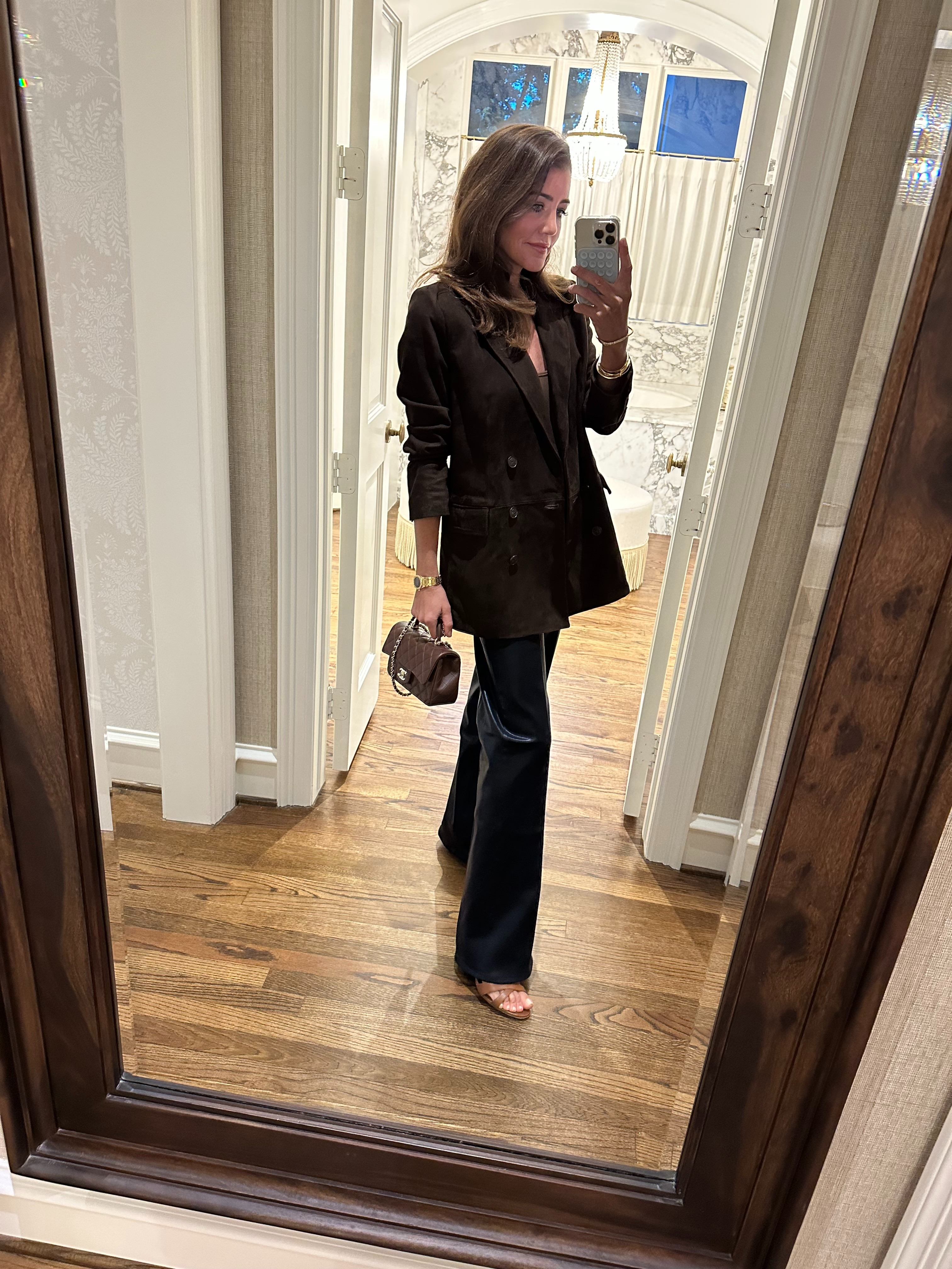 l’agence blazer // l’agence bodysuit // l’agence pants // manolo blahnik shoes // chanel bag 

 