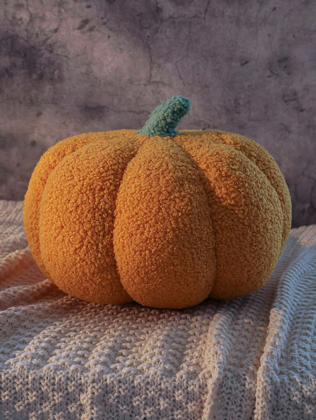 Pumpkin Shaped Decorative Pillow, Throw Pillows, Ultra Soft Sherpa Decorative, Cute 3D Shaped Cus... | Etsy (US)