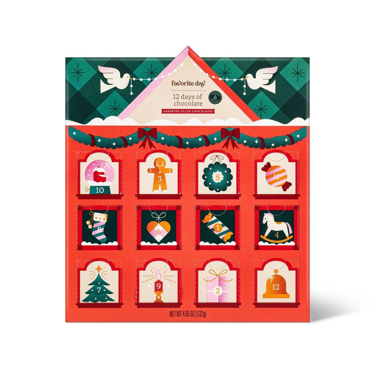 Holiday 12 Days Advent Calendar - 4.44oz - Favorite Day™ | Target