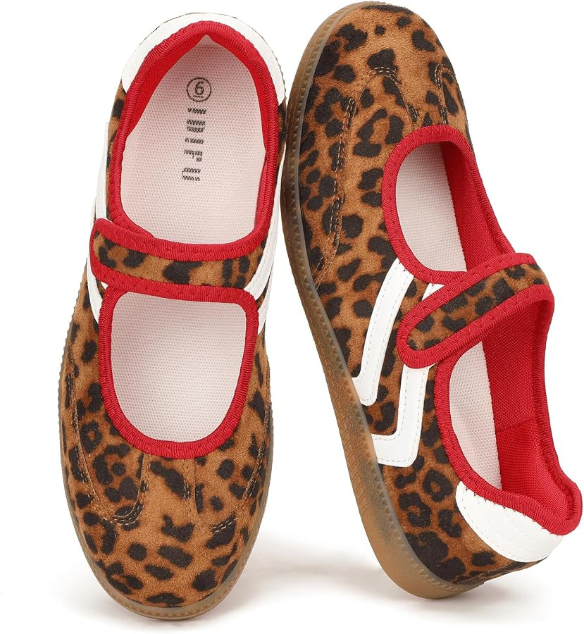 IDIFU Mary Jane Sneakers for Women Retro Fashion Casual Ballet Flats | Amazon (US)