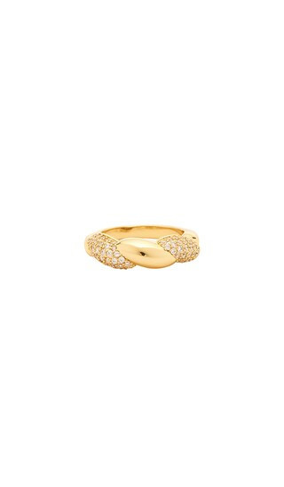 Joy Dravecky Jewelry Brooke Ring in Metallic Gold. - size 7 | Revolve Clothing (Global)