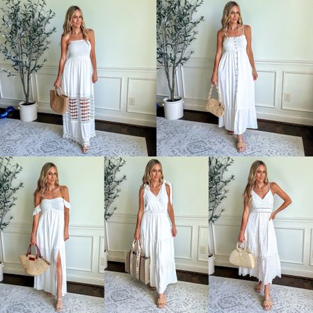 Amazon easy summer dresses for spring & summer - nothing better than a white dress for summer time!! Wearing the smallest size in each - perfect vacation dresses!


#LTKStyleTip #LTKOver40 #LTKFindsUnder50