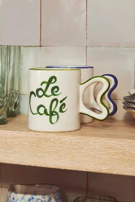 Harlie Brown Studio Belle Journée Stoneware Mug | Anthropologie (US)