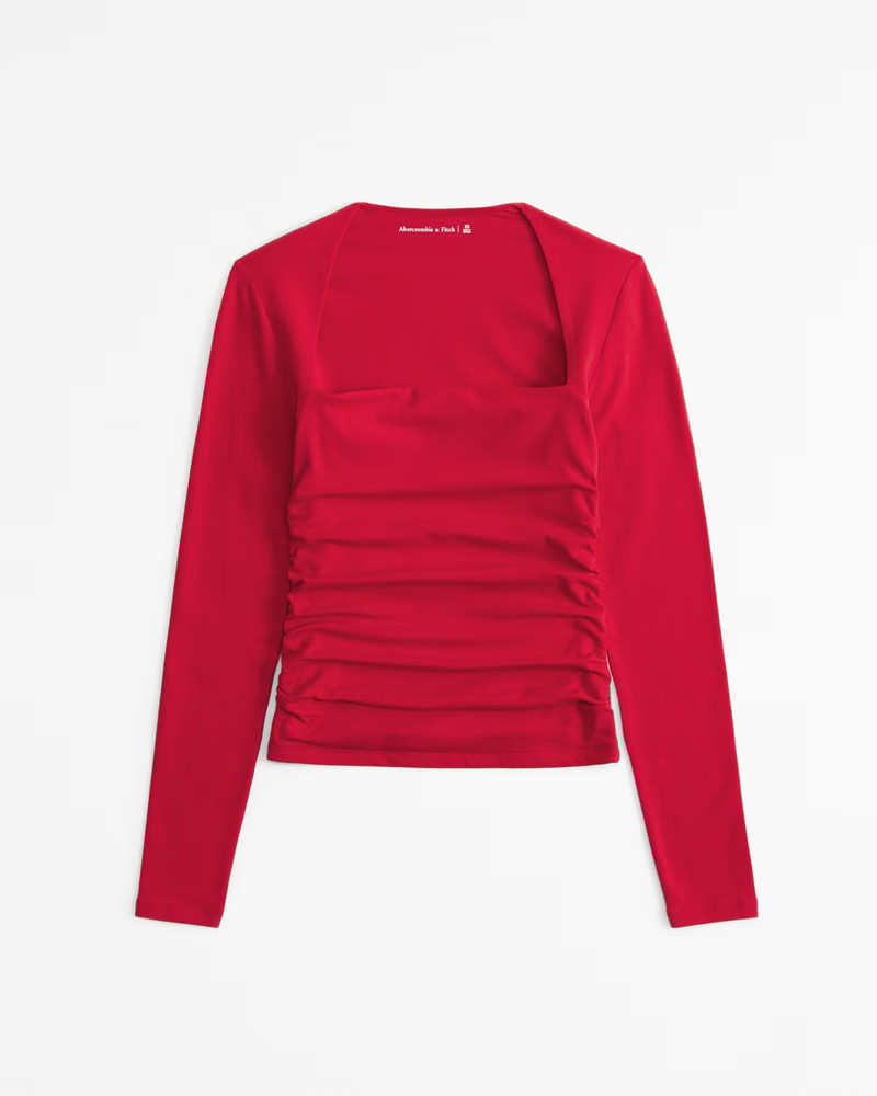 The A&F Ava Long-Sleeve Top | Abercrombie & Fitch (US)