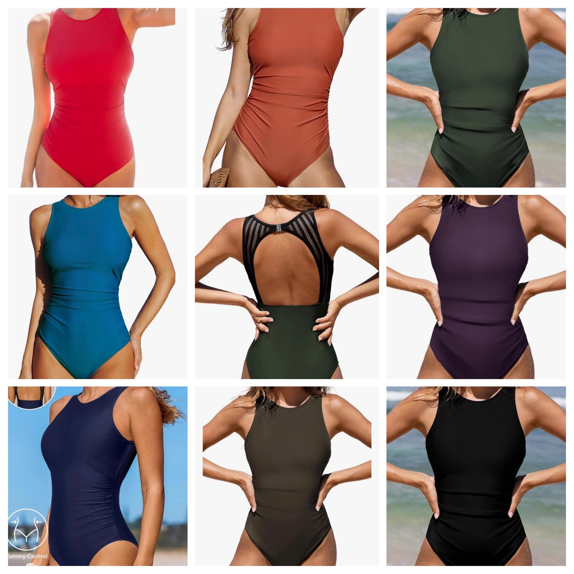 Loving this high neck one piece swimsuit from Cupshe!  So flattering in ALL the right places and is very slimming.  I have the olive green in a size Small.

#LTKSeasonal #LTKOver40 #LTKActive