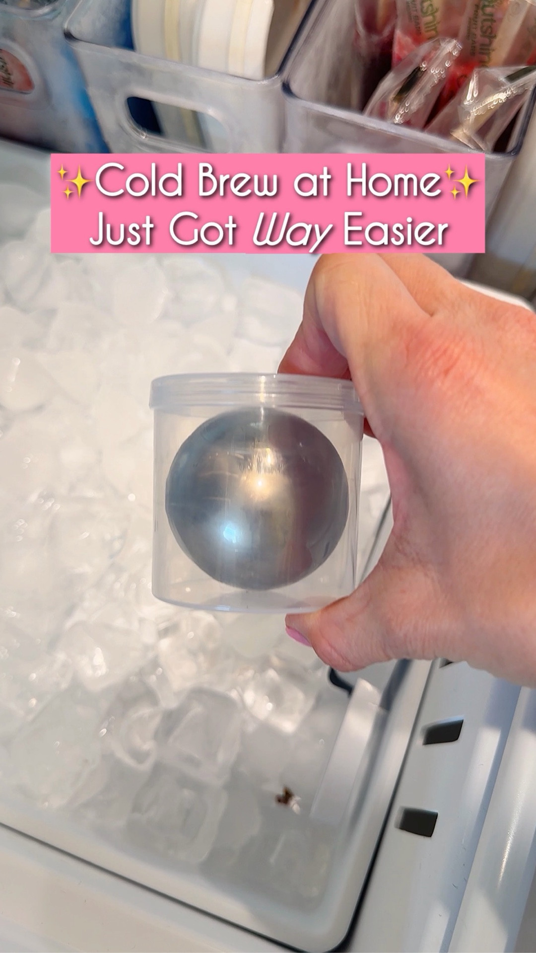 My new under‑$20 cold brew essential. This stainless steel ball keeps my coffee ice‑cold without watering it down and gives me barista‑level cold brew at home all summer. No more $4.99 daily runs. Linking it for you.
#coldbrewathome #amazonfinds #summercoffee #kitchenmusthaves