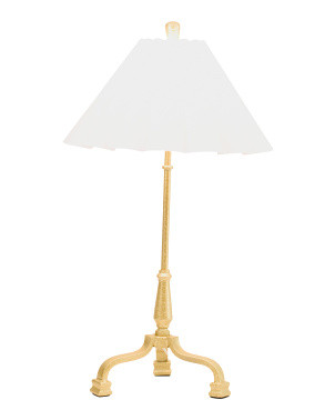 18x30.75 Tripod Metal Base Lamp With Pleated Shade | Home | Marshalls | Marshalls