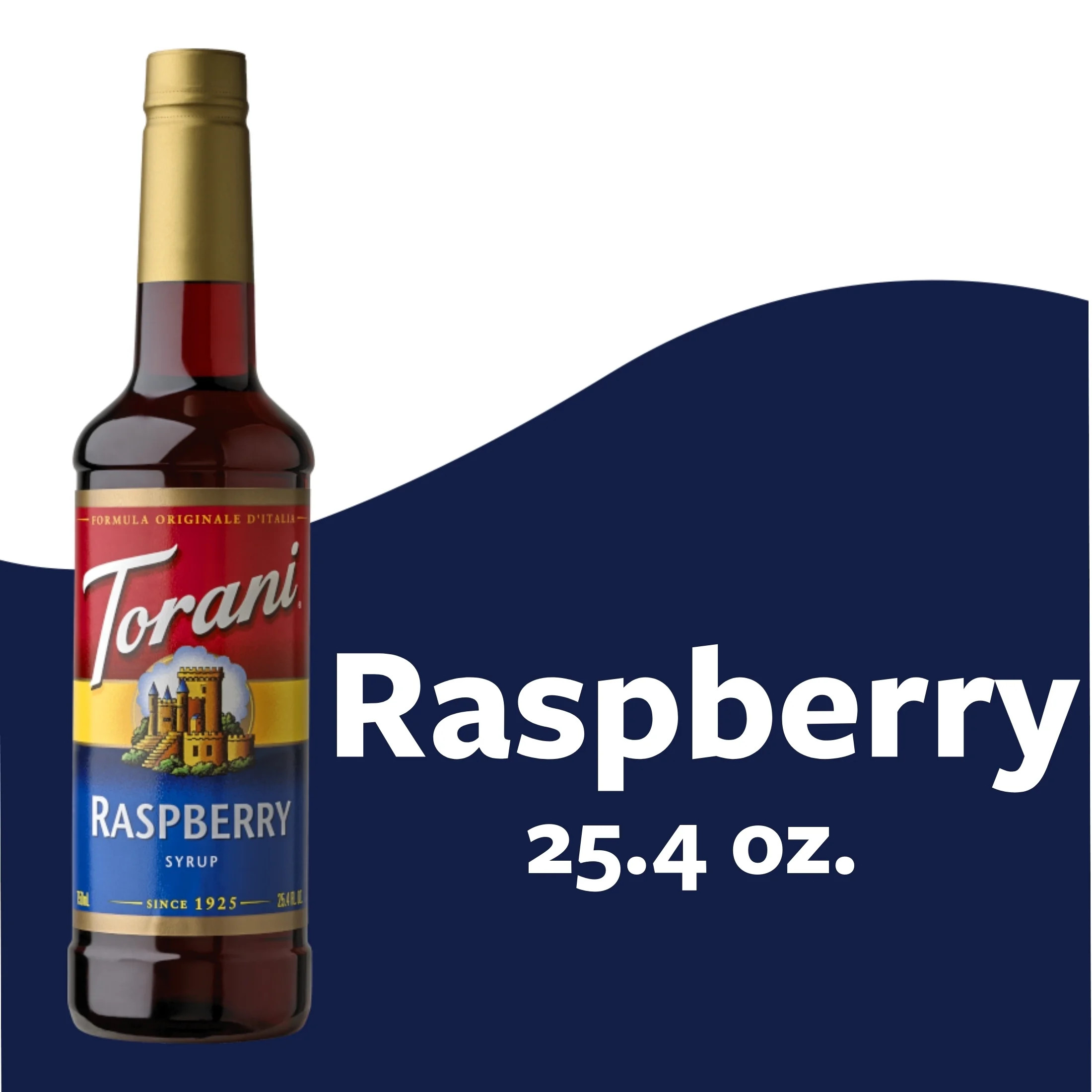 Torani Original Raspberry Syrup, Authentic Coffeehouse and Soda Syrup, 25.4 oz | Walmart (US)