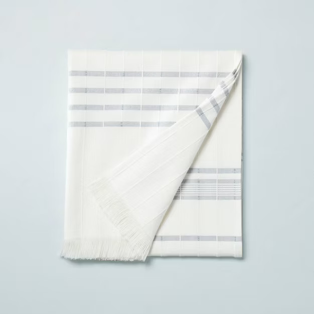 Yarn Dyed Stripes Bed Throw Blanket - Hearth & Hand™ with Magnolia | Target