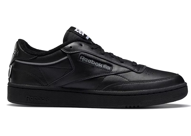 Men's Reebok Club C 85 FMACM Black Sneakers in Core Black/Footwear White | StockX