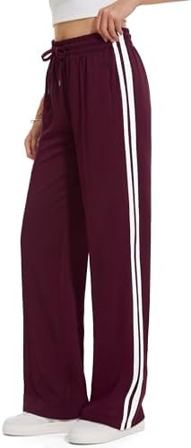 Tapata Women's 28/30/32/34 Inseam Track Pants Loose Straight Leg Jogging Sweatpants Warm-Up Sport... | Amazon (US)