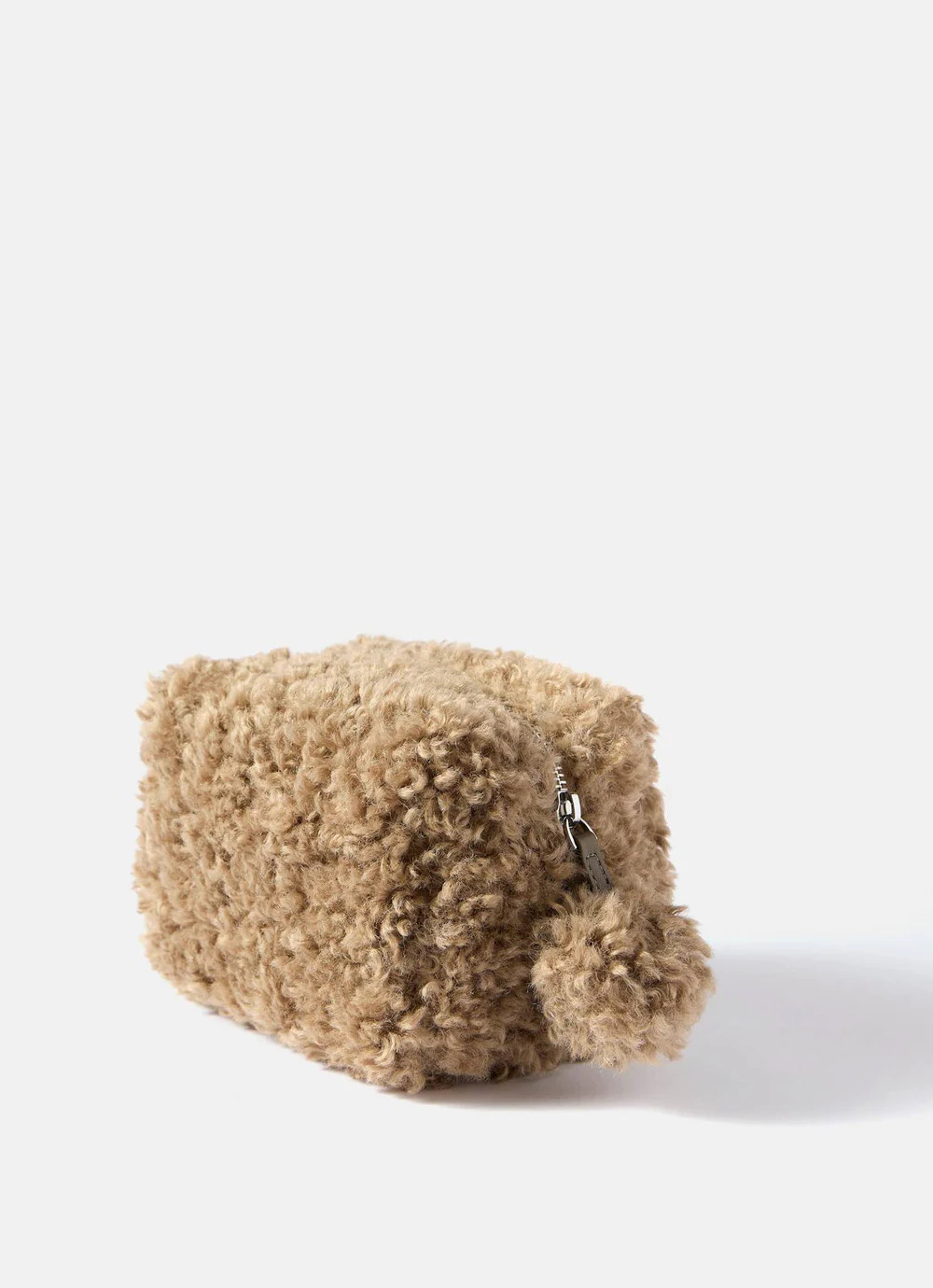 Small Neutral Borg Wash Bag | Mint Velvet