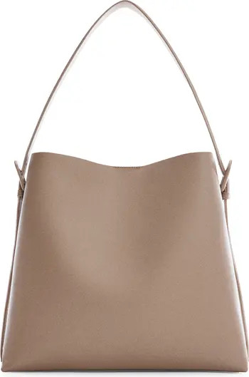 MANGO Faux Leather Shopper Bag with Buckle Detail | Nordstrom | Nordstrom