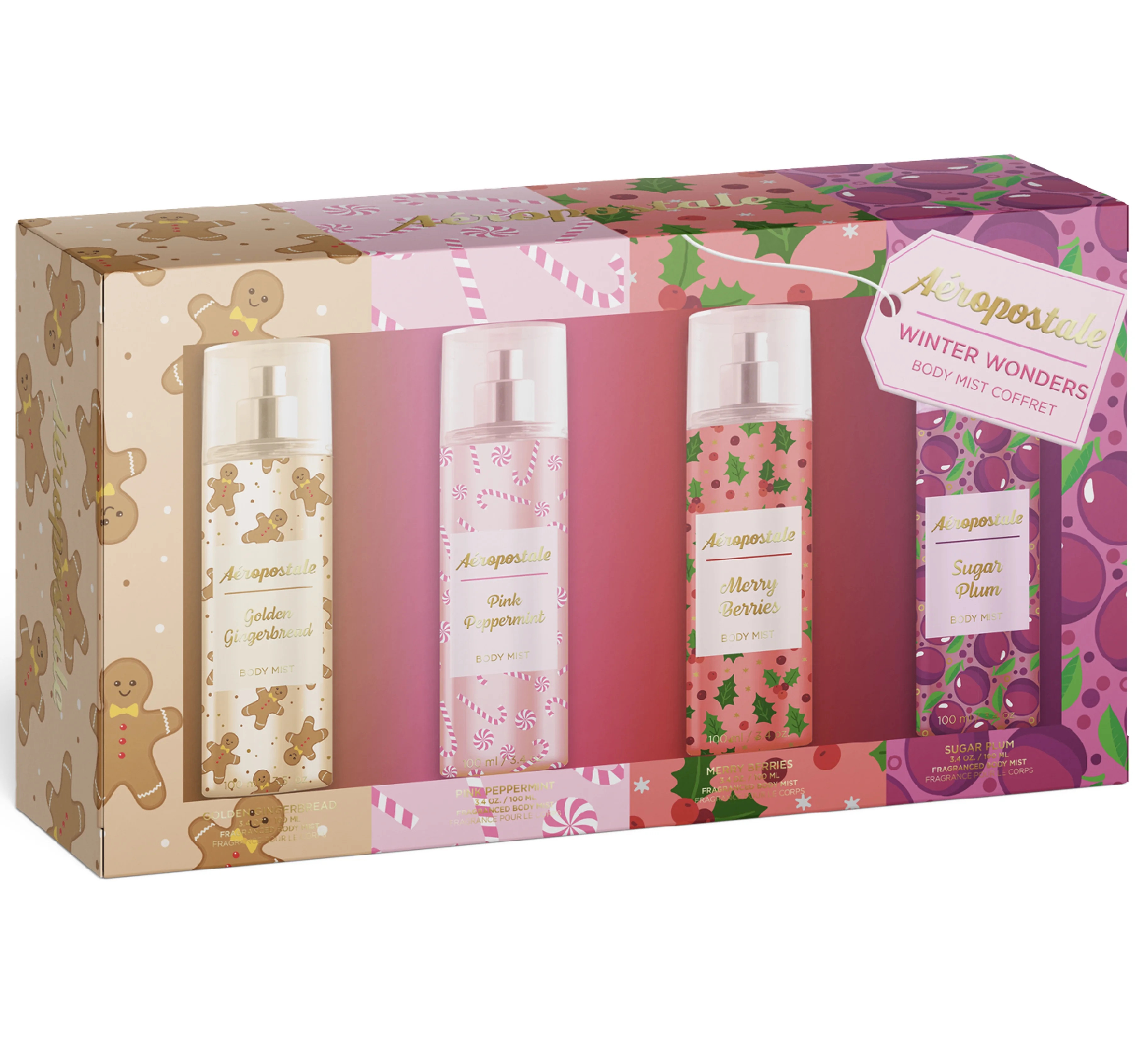 Aeropostale Winter Wonders 100ml Fruity Body Mist Coffret Fragrance Set | Walmart (US)