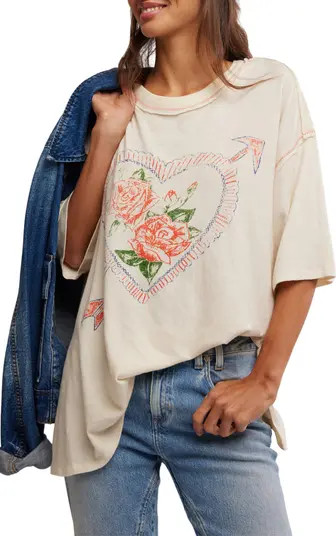 Love Rose Oversize Graphic T-Shirt | Nordstrom