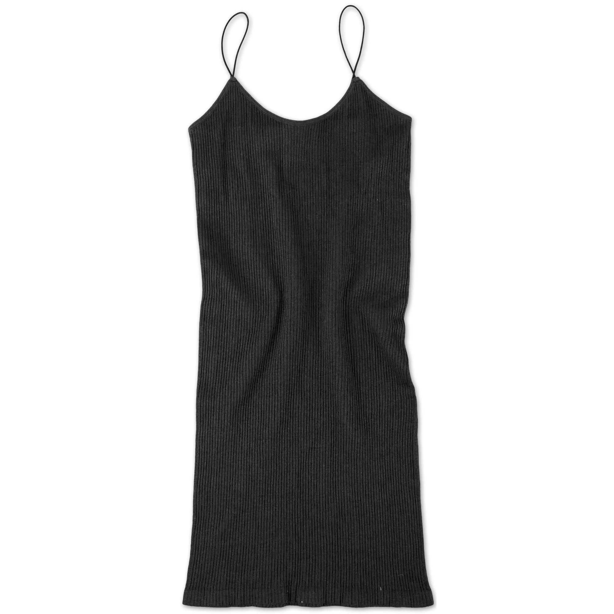 Juniors Sleeveless Ribbed Midi Dress - Black-Black-2069252406701   | Burkes Outlet | bealls