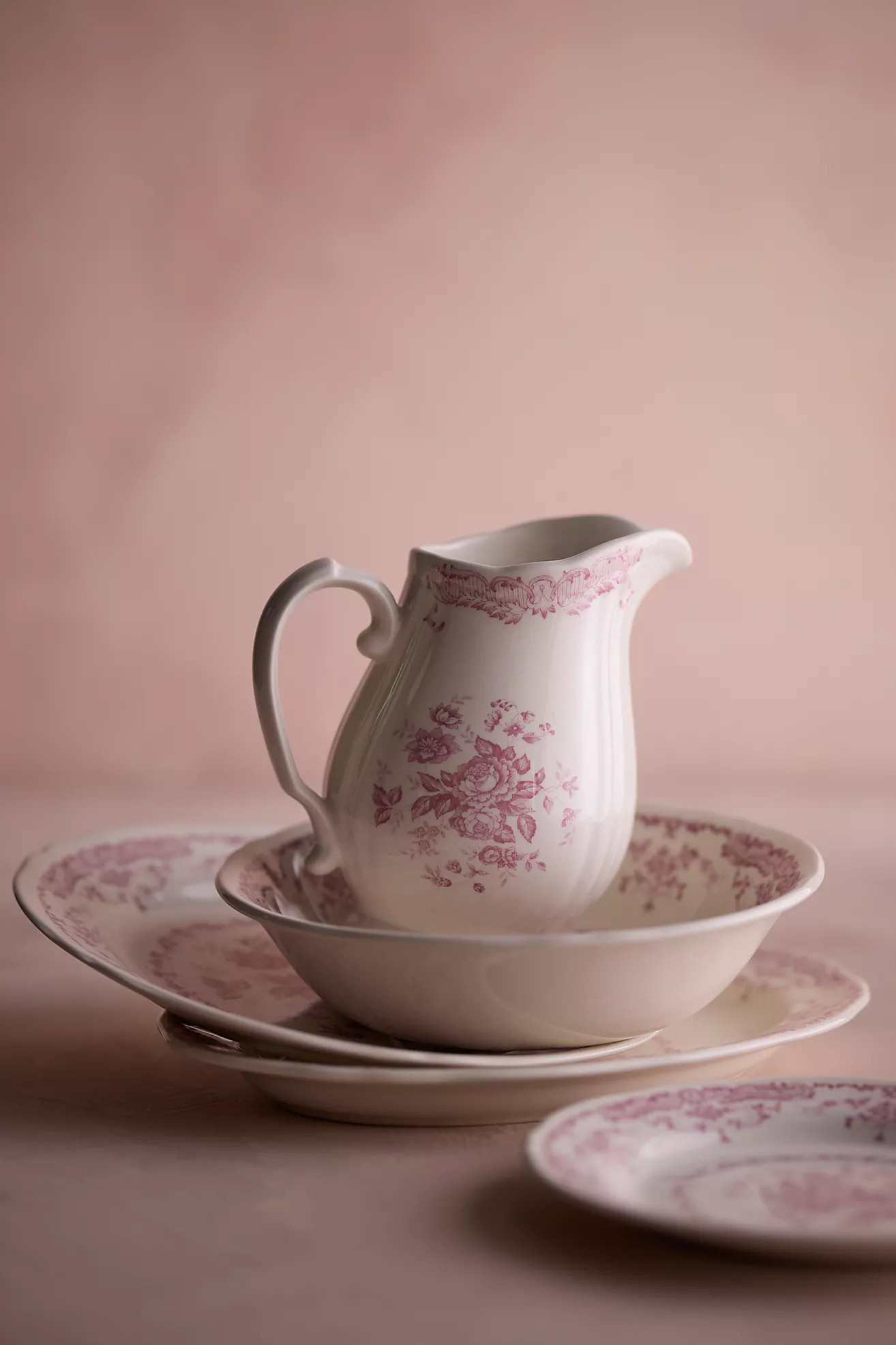 Pink Floral Side Plate | Anthropologie (US)