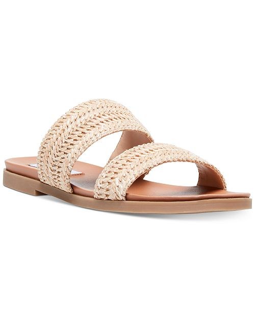 Steve Madden Women's Dede Woven Slide Sandals & Reviews - Sandals & Flip Flops - Shoes - Macy's | Macys (US)