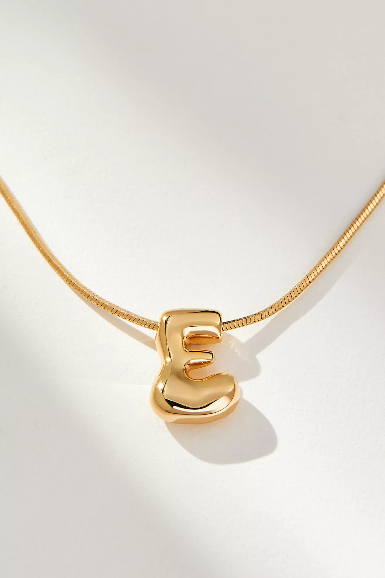 Mini Bubble Letter Monogram Necklace | Anthropologie (US)