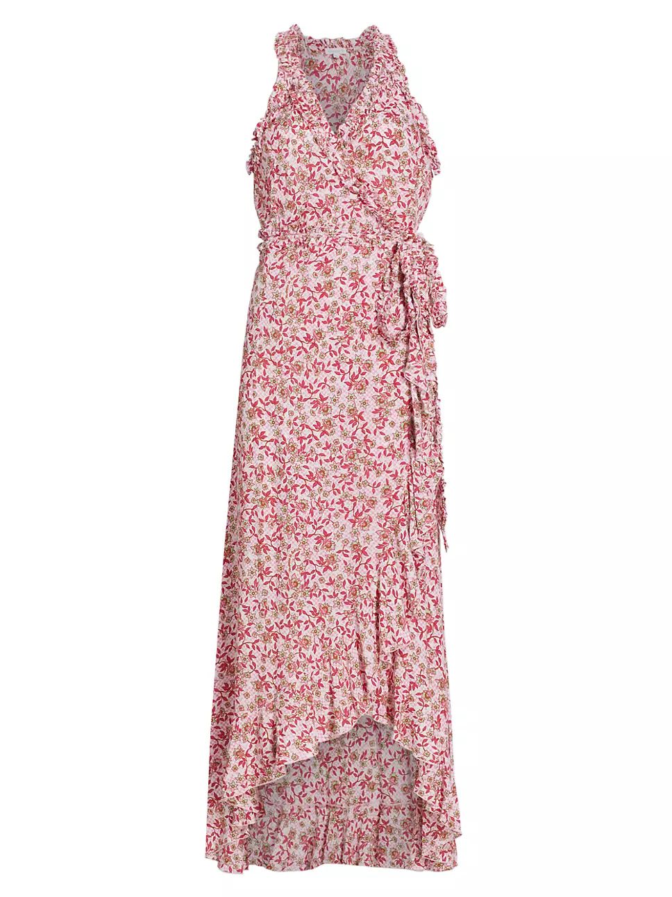 Poupette St Barth Tamara Floral Ruffled Maxi-Dress | Saks Fifth Avenue