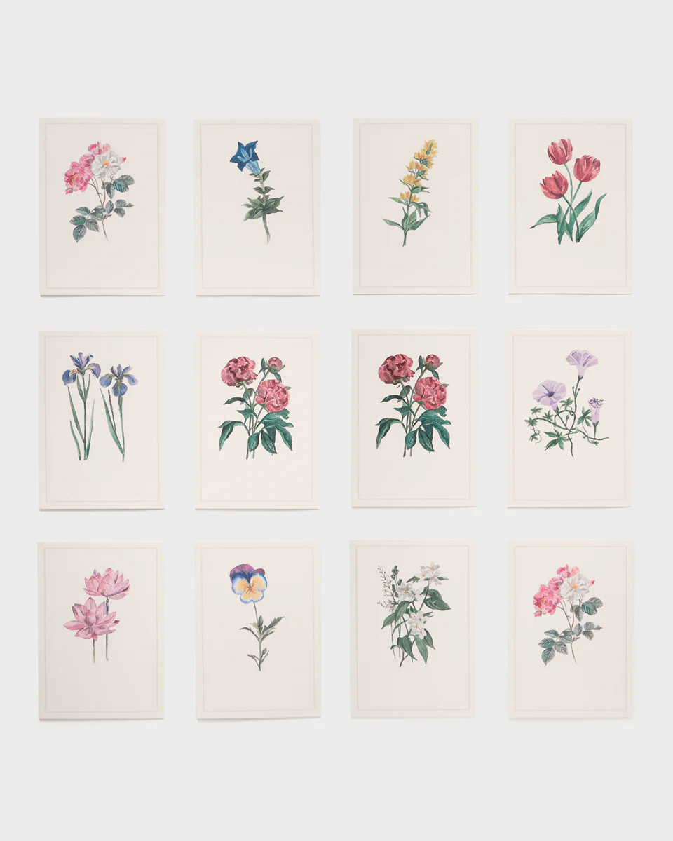 Floral Watercolor Place Cards (Set of 12) | Cabana Magazine