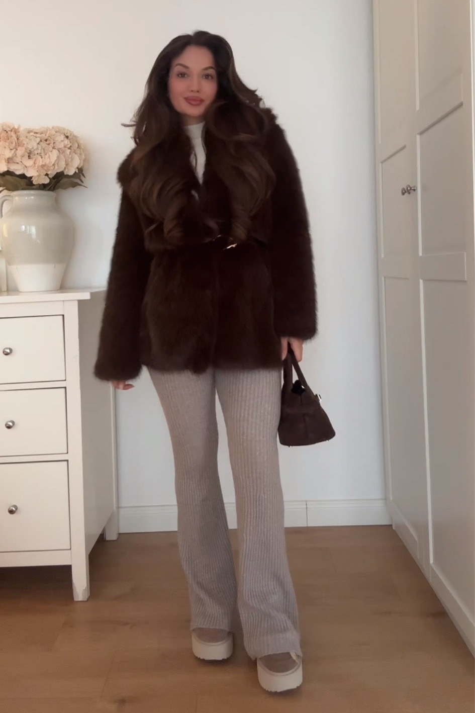 stylish but warm❄️🤍