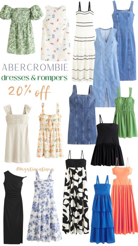 Abercrombie: Dresses and Rompers 20% off 💫






Abercrombie, Abercrombie Finds, Dresses, Rompers, Summer, Spring Fashion

#LTKItBag #LTKSaleAlert #LTKStyleTip