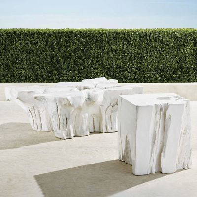 Root Tables in White Finish | Frontgate | Frontgate