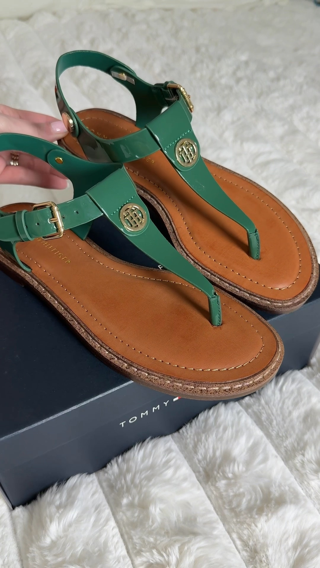 Tommy Hilfiger sandals on sale

Summer sandals under $40, patent leather sandals, green sandals, casual sandals

#LTKootd #LTKSaleAlert #LTKSeasonal